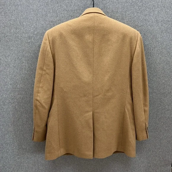 Brooks Brothers Vintage Mens Camel Hair Sport Coat Blazer Jacket 44R